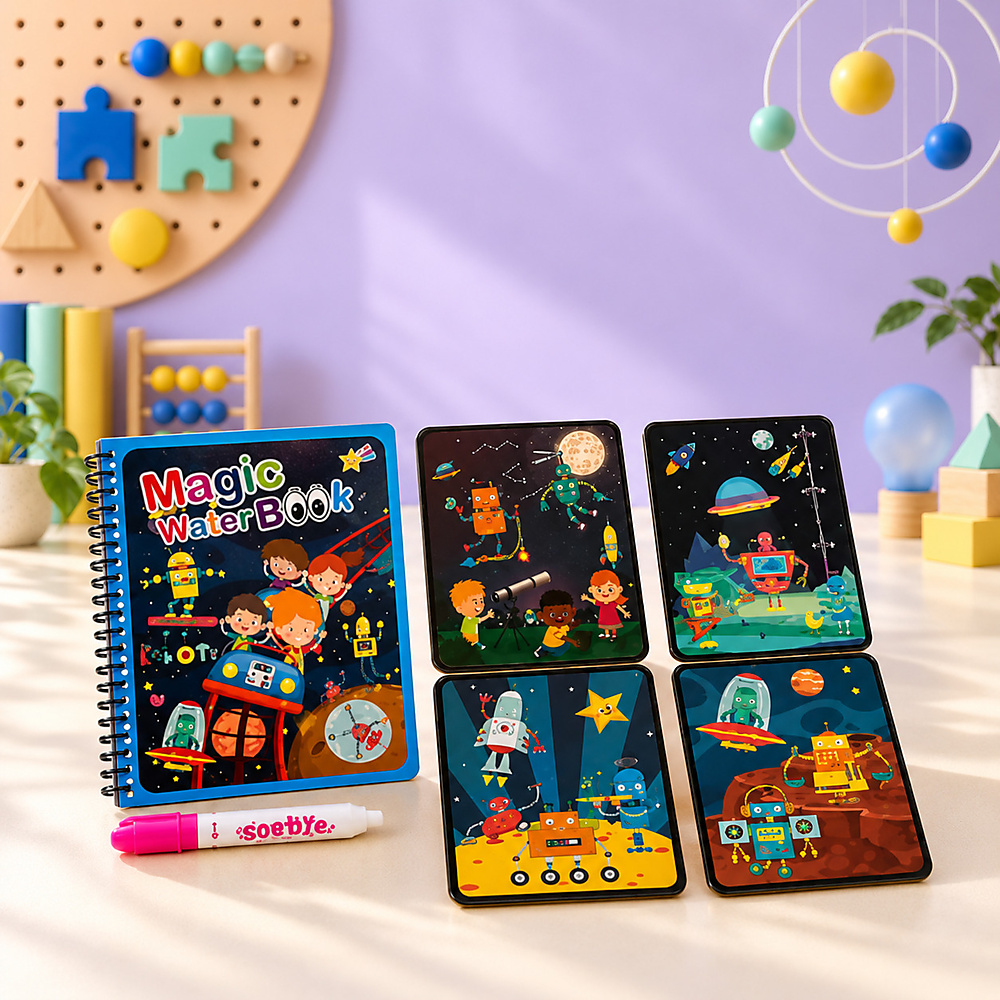 Magical Space Watercolor Painting Book