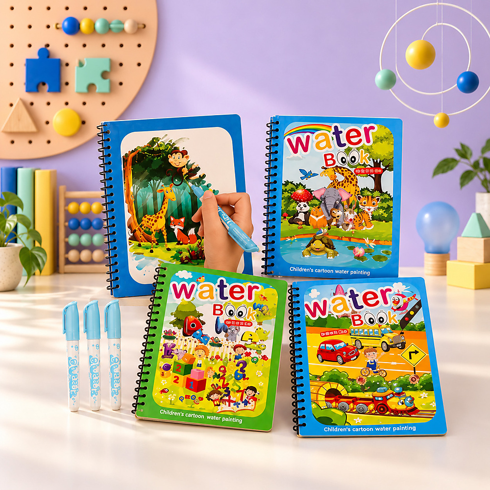 Magical Watercolor Painting Book Creative Animals