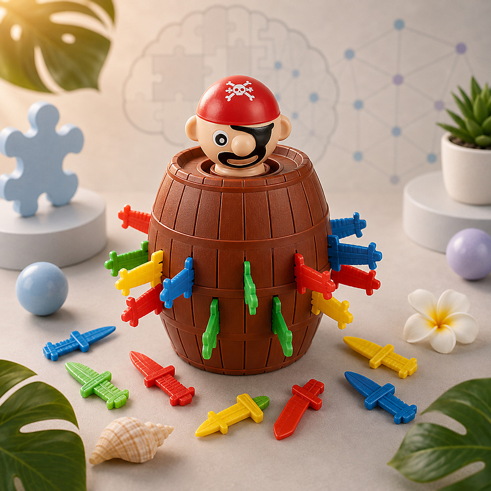Barrel and pirate