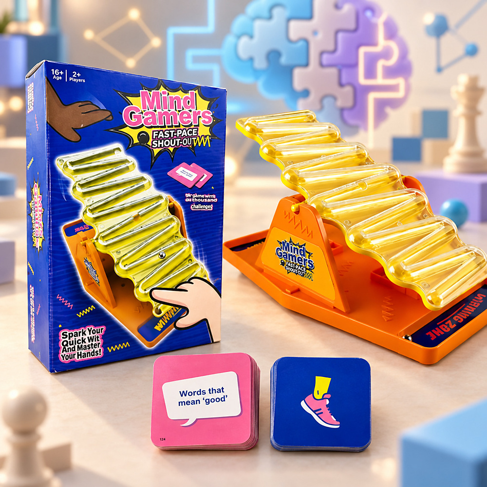 Mind Gamers,Fast-Paced Family Party Game,Board Games for Kids and Adults