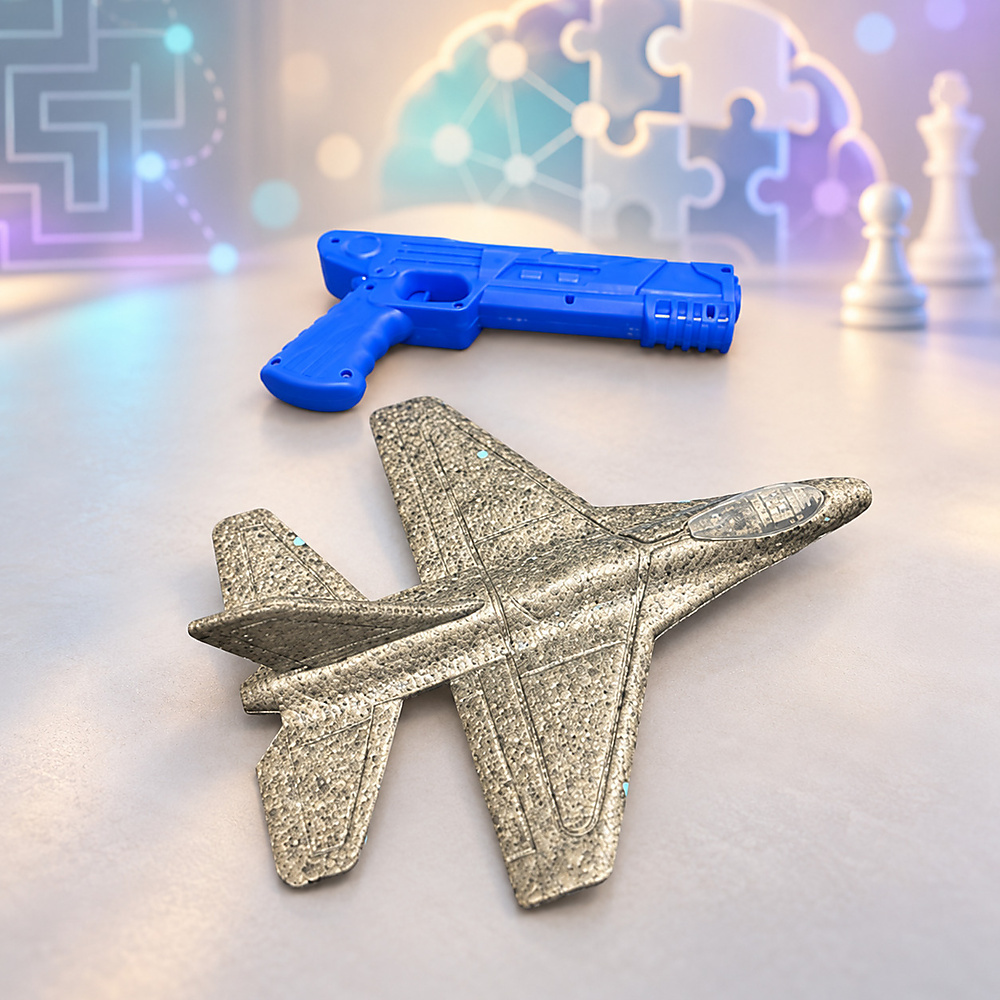 warplane with gun