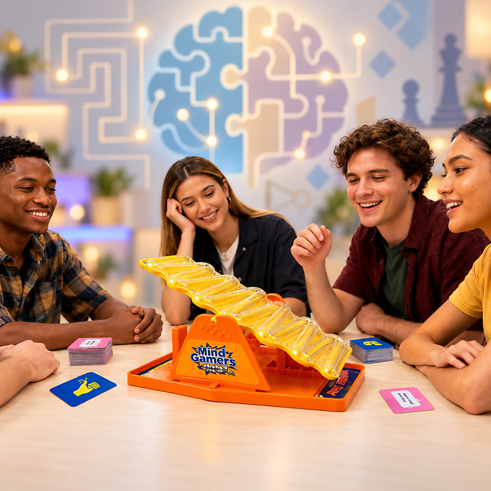Mind Gamers,Fast-Paced Family Party Game,Board Games for Kids and Adults