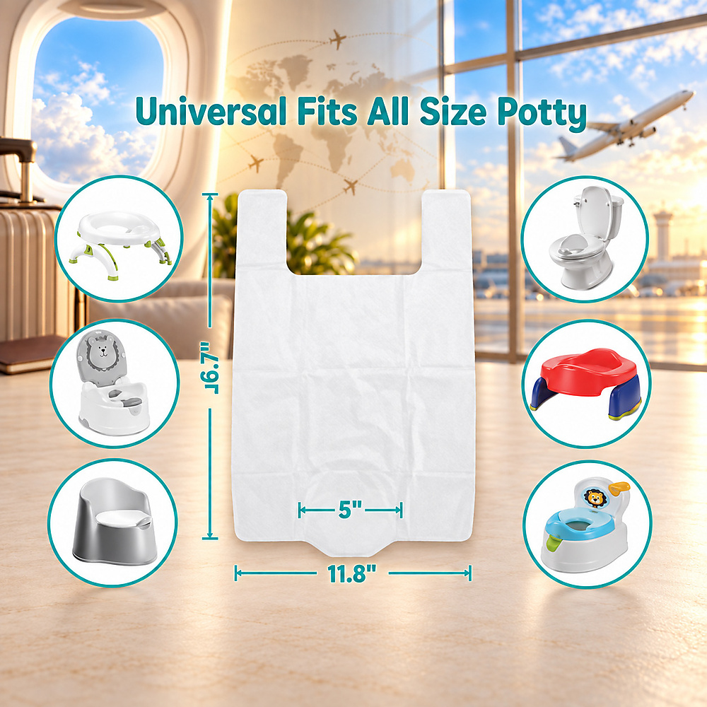 MINNE BABY Potty Win 10-Pack Disposable Potty Liners Refill Bags Universal Fit