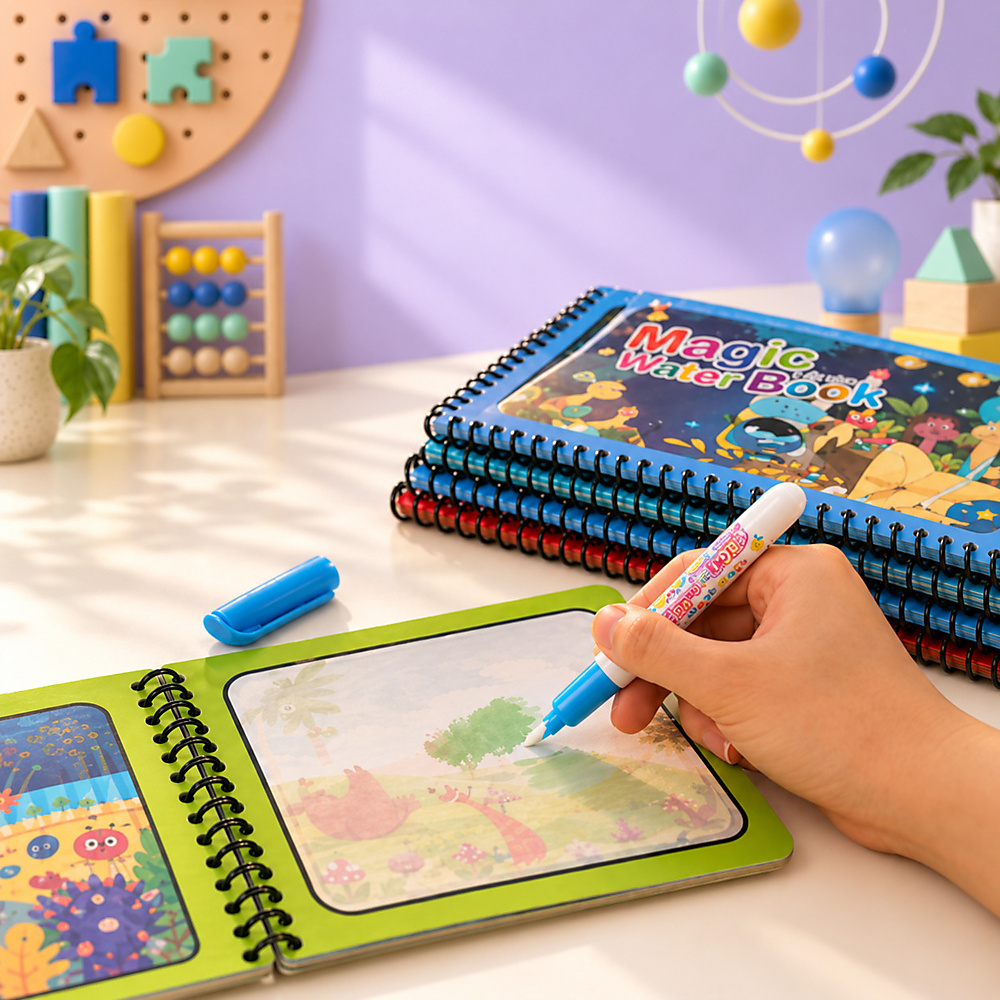 Magical Space Watercolor Painting Book