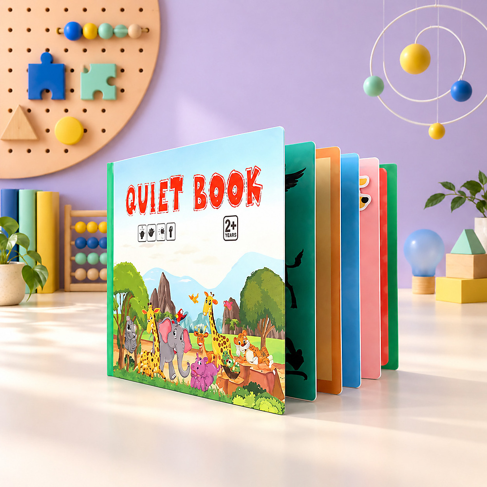 Busy Book / Quiet Book / Activity Book Montessori Early Learning Busy Book for Toddler Children Kids