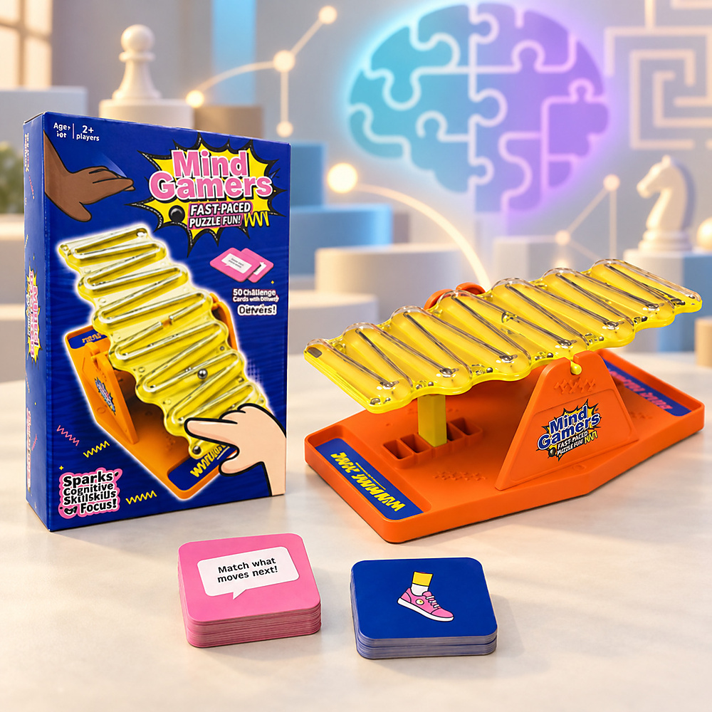 Mind Gamers,Fast-Paced Family Party Game,Board Games for Kids and Adults
