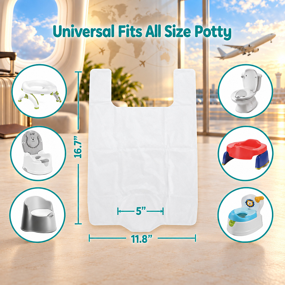 MINNE BABY Potty Win 30-Pack Disposable Potty Liners Refill Bags Universal Fit