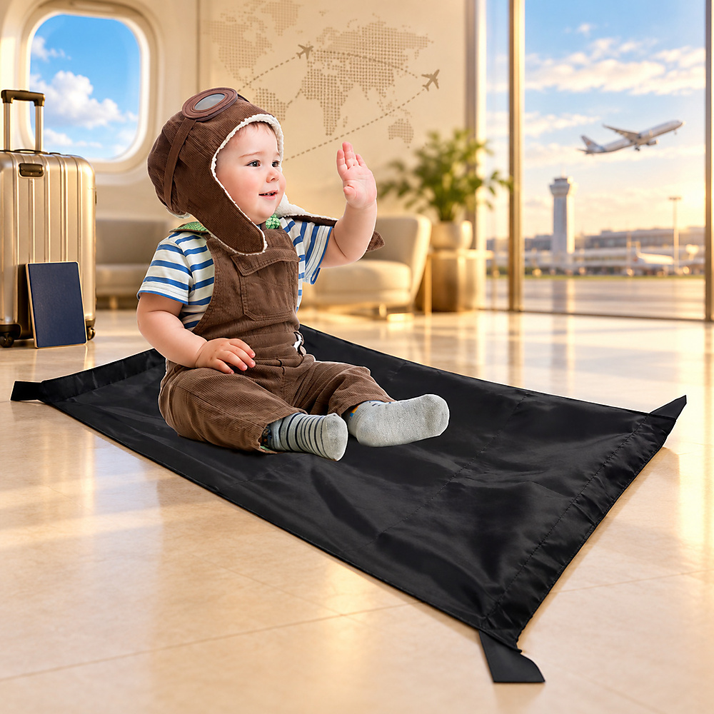 Airplane Footrest for Kids, Toddler Travel Bed, Portable Travel Foot Rest Hammock for Flights