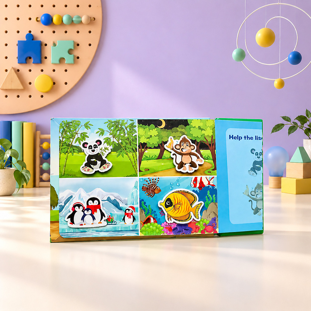 Busy Book / Quiet Book / Activity Book Montessori Early Learning Busy Book for Toddler Children Kids