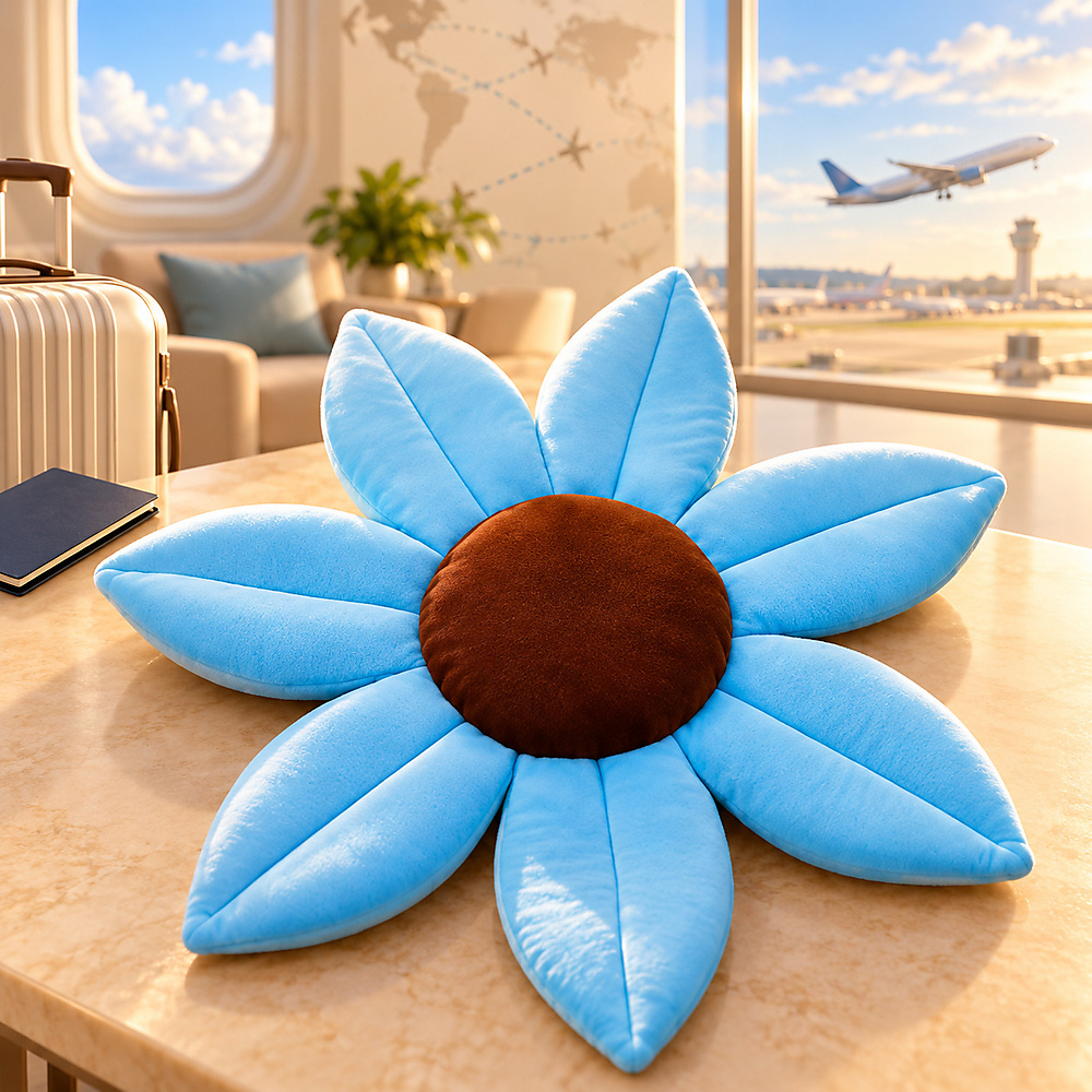 Baby Bath Flower Support, Floating Soft Infant Bath Anti-slip Pillow Lounger