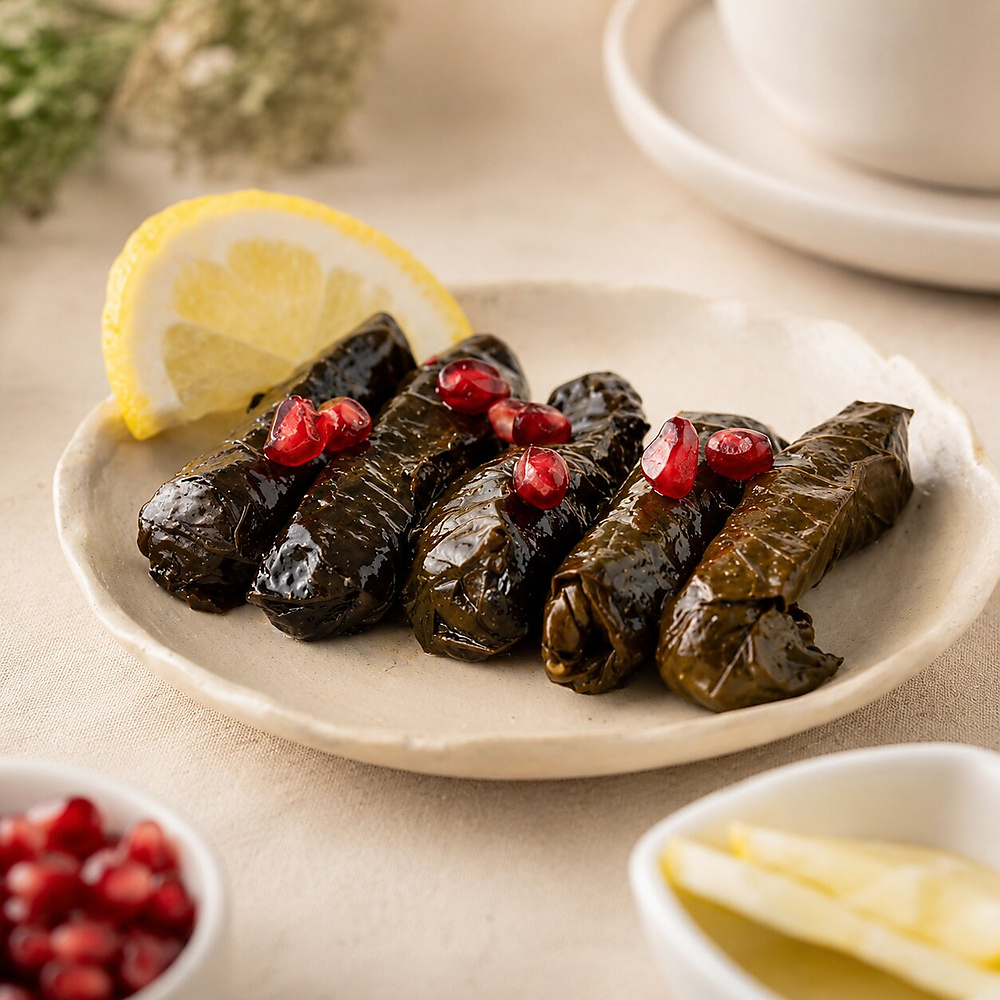 Lemon grape leaves, 25 pieces