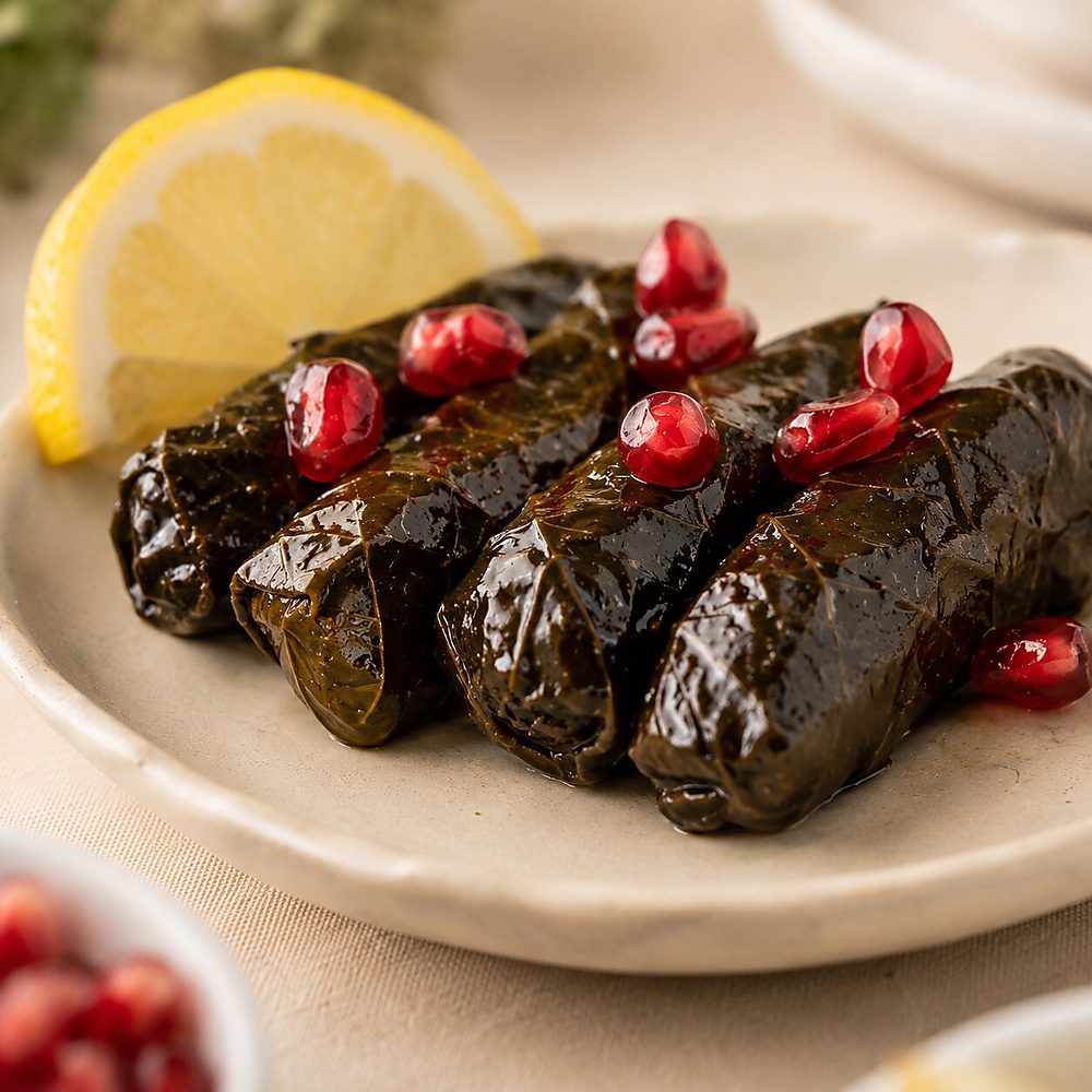 Lemon grape leaves, 25 pieces