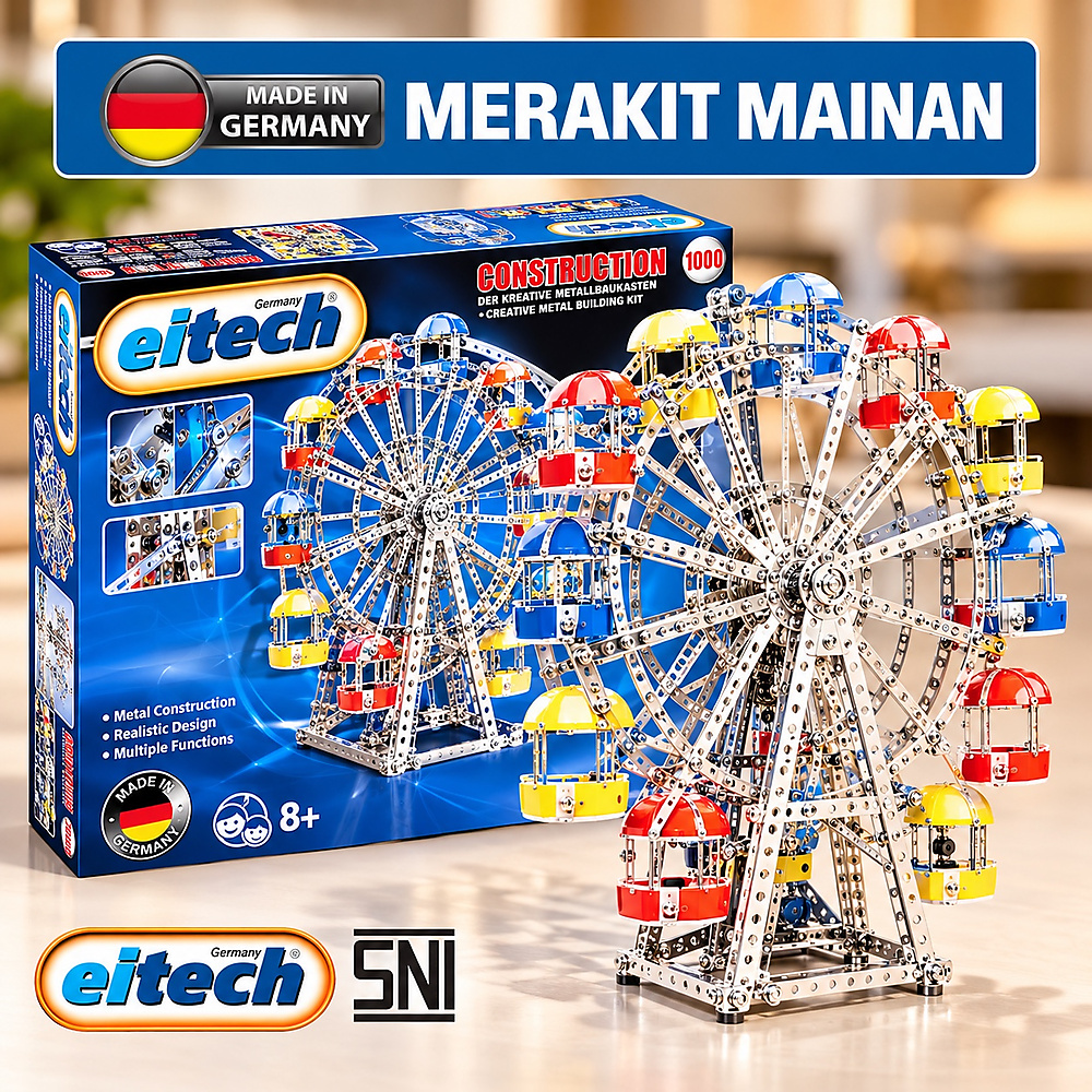 Exclusive Series Motorized Ferris Wheel In Silver