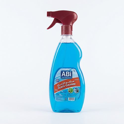 ABI Glass Cleaner is a spray designed to effectively and quickly clean and polish glass surfaces