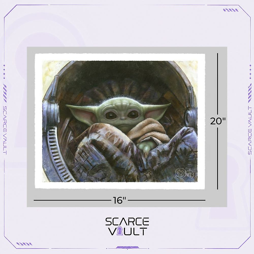 Star Wars The Child Signed Art – 1 of 1,000 (COA)