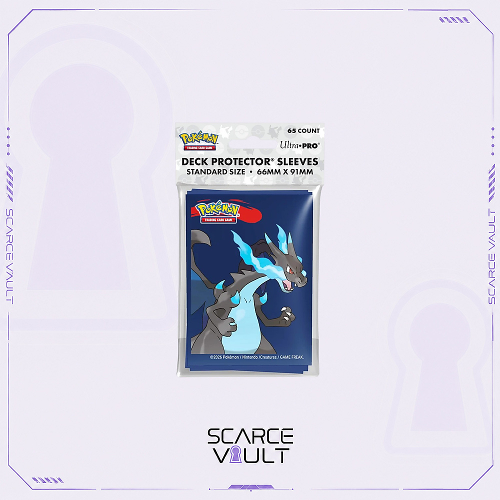 Ultra Pro - Mega Charizard X 65ct Deck Protector Sleeves
