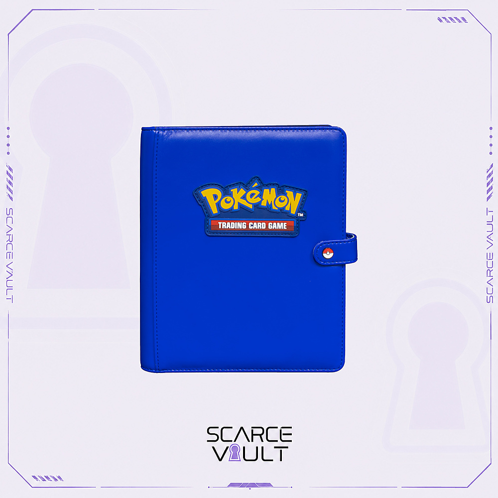 Ultra Pro - Premium Blue 4-Pocket Snap Binder for Pokémon
