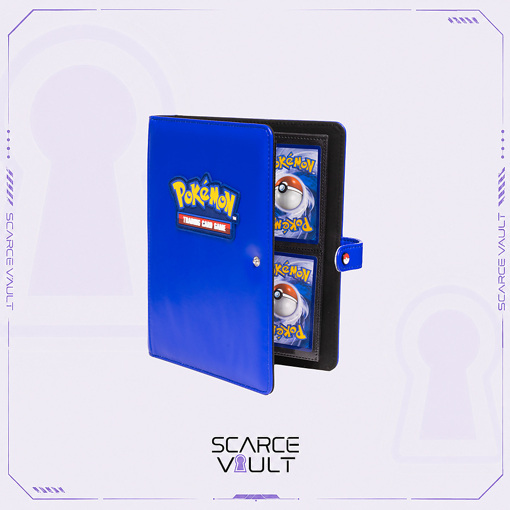 Ultra Pro - Premium Blue 4-Pocket Snap Binder for Pokémon