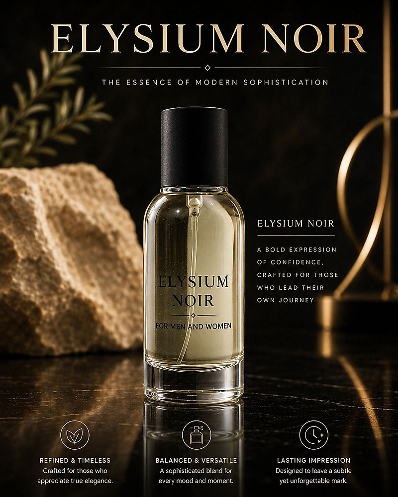 عطر إليزيوم نوار للرجال والنساء