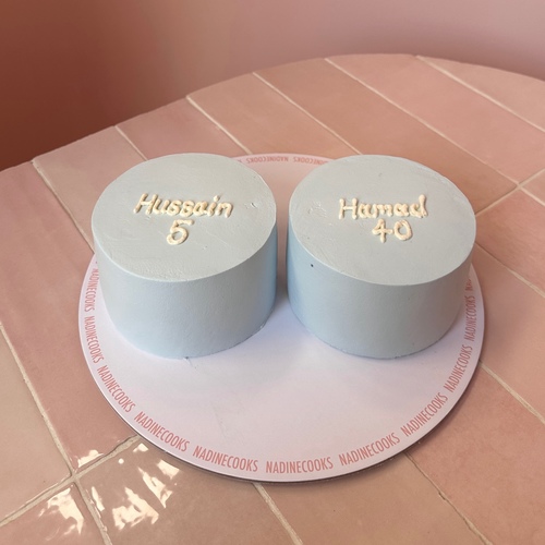 2x baby blue bentos