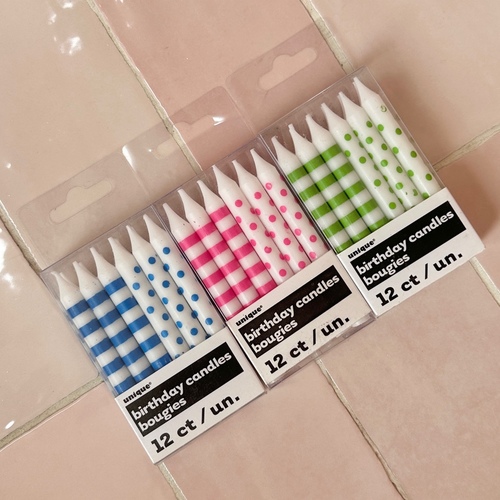 polka candles