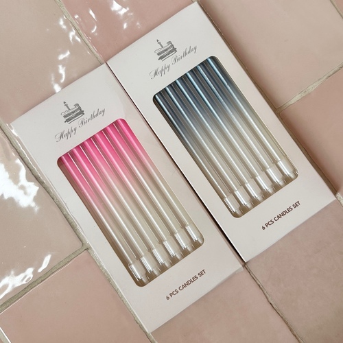 iridescent candles
