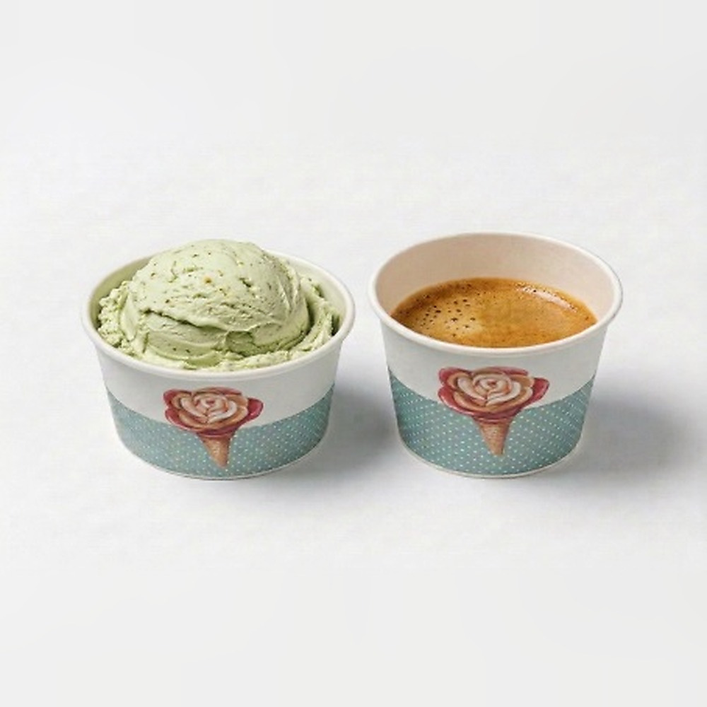 Pistachio Affogato (Single Shot)
