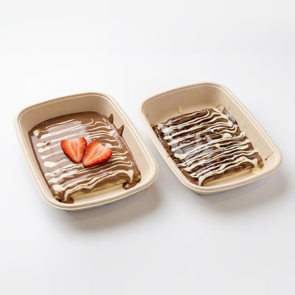 Belgian Crepe +  Chocolate Strawberry Crepe