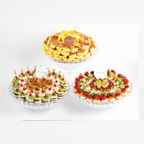 لوز مقرمش اصفر مع كلوب ساندويش واجبان