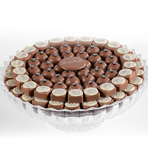 برالين شوكولاتة بالحليب مع كراميل شوكولاتة بالحليب