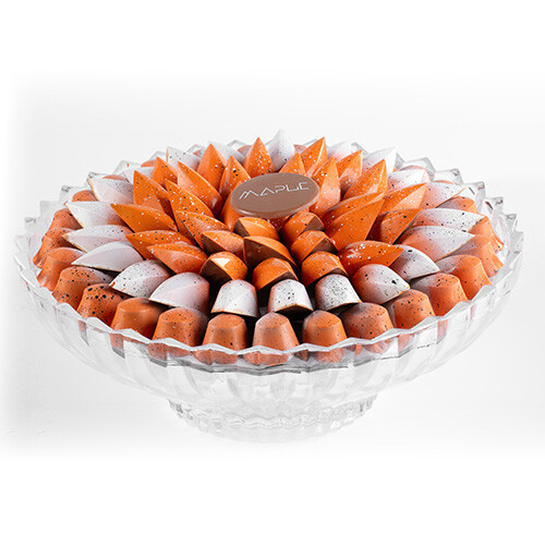 صينية  شوكولا  مشمش وجزر