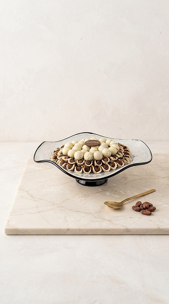 white snaps chocolate tray..