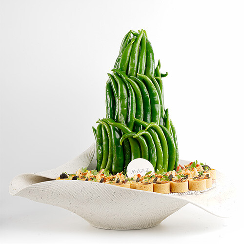 Chili Tower with Canapés