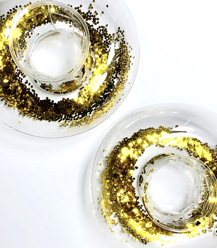 Gold glitter