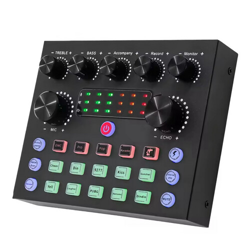 BM800 Condenser Microphone Kit Mobile Phone Computer Sound Card Audio Mixer Streaming Voice Changer