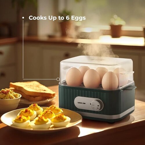 Green Lion Smart 6 Egg Cooker - Green