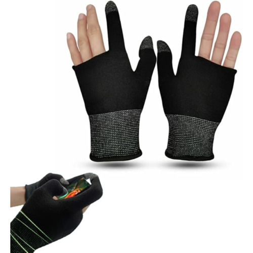 E-Sports Gaming Gloves, Gaming Finger Sleeves, Anti-Sweat Breathable, Thumb Sleeves for Highly Sensi