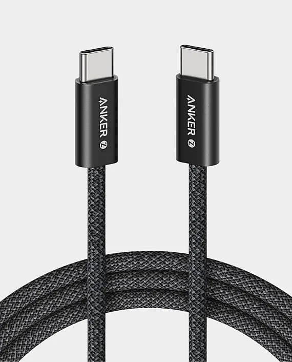 Anker 322 Nylon-Braided USB-C to USB-C Cable (3 ft / 1 m)
