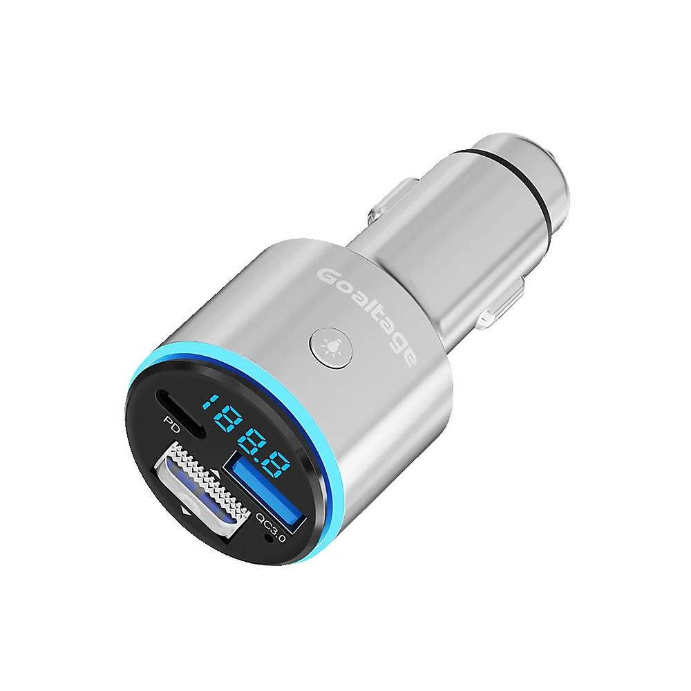 Goaltage PowerTune FMTR01 48W Bluetooth FM Transmitter - Silver
