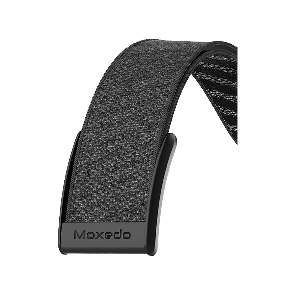 Moxedo Fit-Weave Nylon Braided Band for Whoop 4.0 Gray/Black