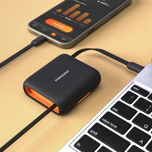 PORODO-Multi-Functional Travel Data Cable Set 6IN1