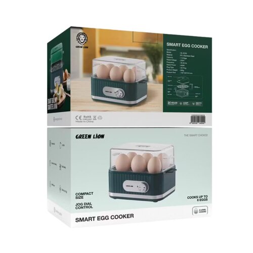 Green Lion Smart 6 Egg Cooker - Green