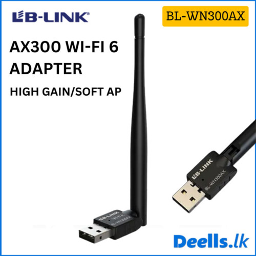 LB-LINK BL-WN300AX AX300 WiFi 6 USB Wireless Adapter with Antenna