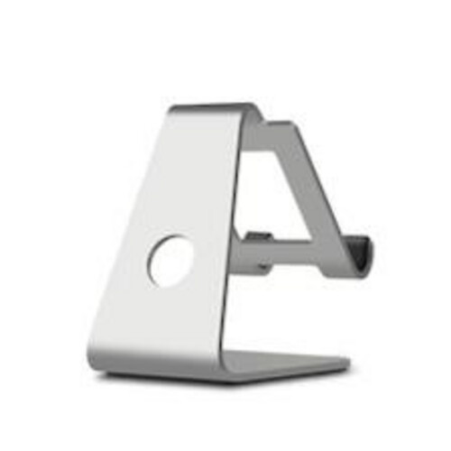 iPad and phone stand - silver