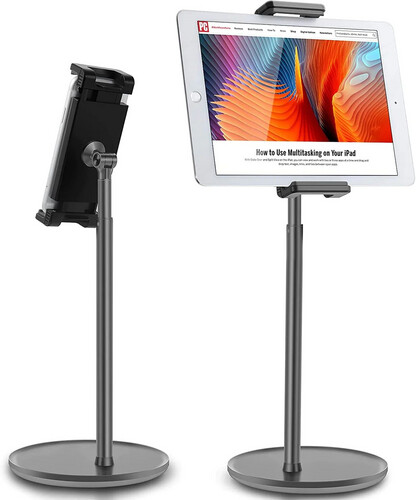 Phone and iPad Stand for Desk - Black