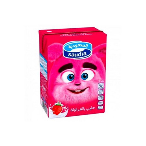 حليب السعوديه فراوله 200مل