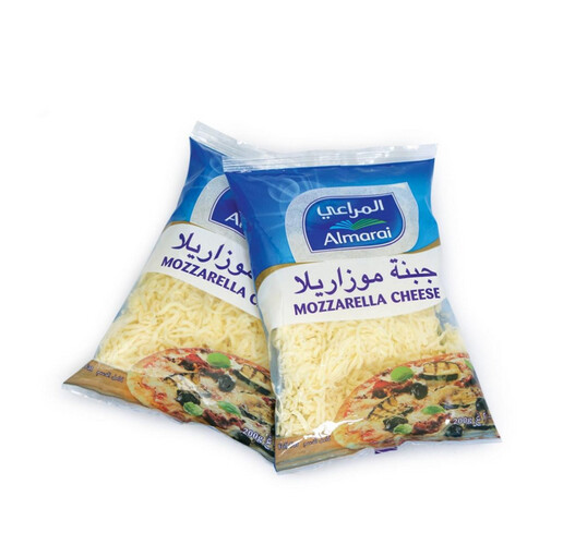 جبن موزريلا مبشور المراعي 180جم