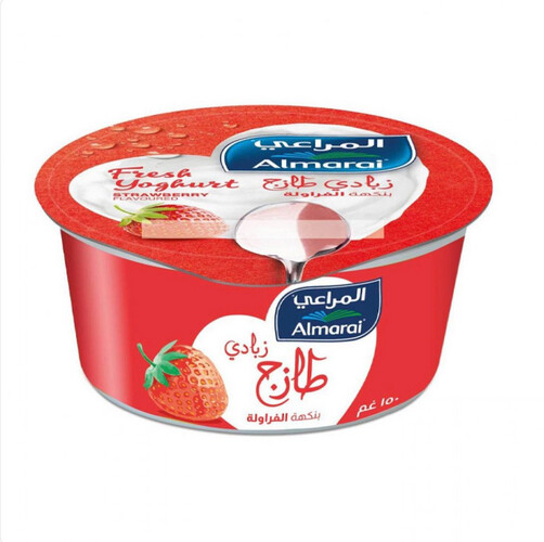 زبادي فراوله المراعي 150جم