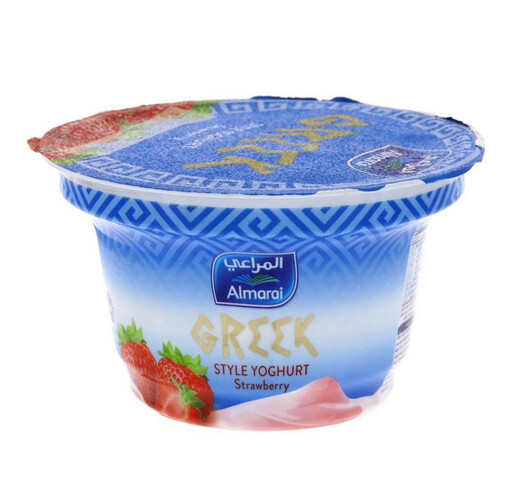 Full Fat Greek Yogurt Strawberry Almarai 150gm