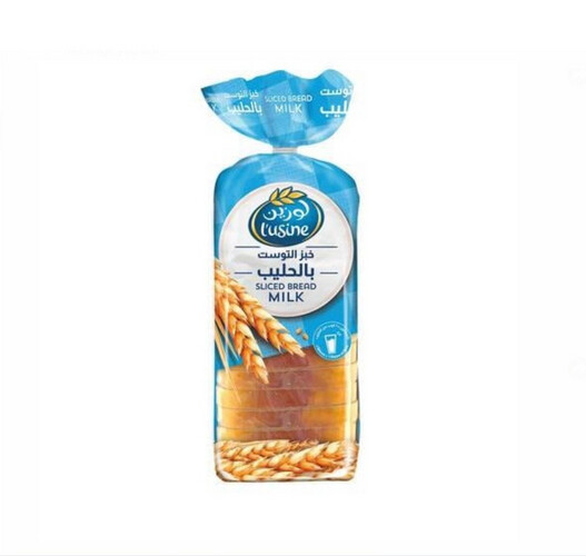 خبز التوست بالحليب لوزين
